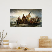 ワシントンがデラウェアを渡る ポスター (キッチン)