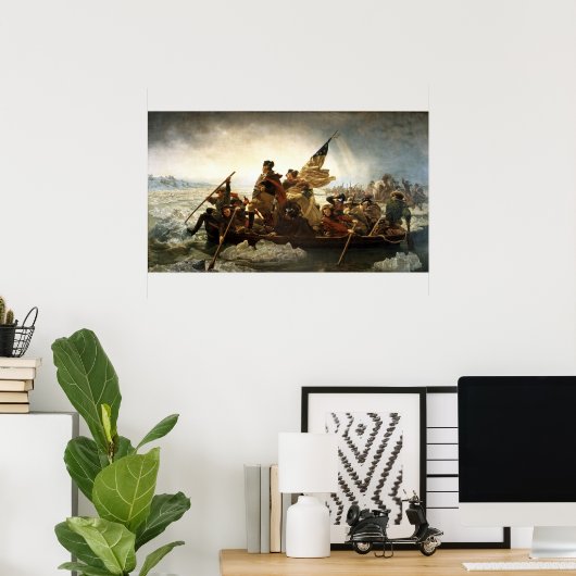 ワシントンがデラウェアを渡る ポスター (ホームオフィス)