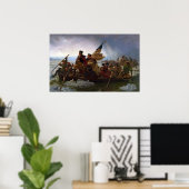 ワシントンがデラウェアを渡る ポスター (ホームオフィス)