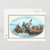 ワシントンがデラウェアを渡る ポストカード (正面/裏面)