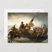 ワシントンがデラウェアを渡る ポストカード (正面/裏面)