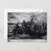 ワシントンがデラウェアを渡る ポストカード (正面/裏面)