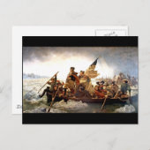 ワシントンがデラウェアを渡る ポストカード (正面/裏面)