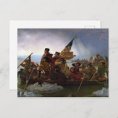 ワシントンがデラウェアを渡る ポストカード (正面/裏面)