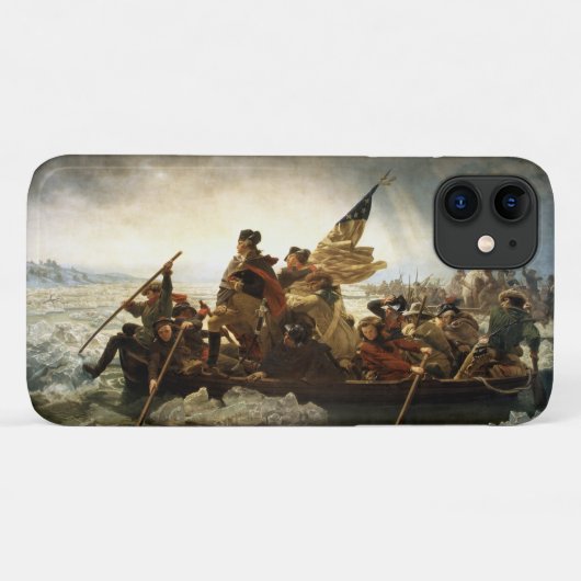 ワシントンがデラウェアを渡る Case-Mate iPhoneケース (裏面(横))