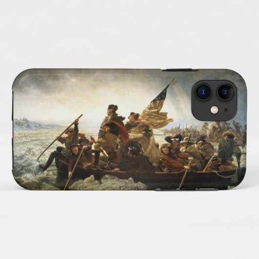 ワシントンがデラウェアを渡る Case-Mate iPhoneケース (裏面(横))