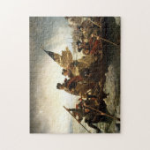 ワシントンがデラウェア川を渡る ジグソーパズル (縦)