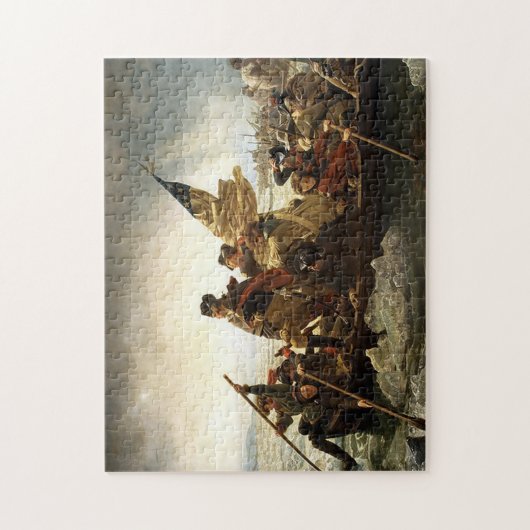 ワシントンがデラウェア川を渡る ジグソーパズル (縦)