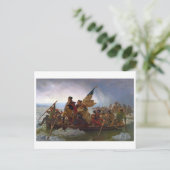 ワシントンがデラウェア川を渡る ポストカード (スタンド正面)