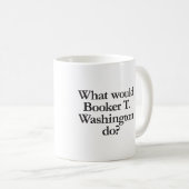 ワシントンが何をしようとしているのか コーヒーマグカップ (正面右)