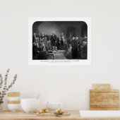 ワシントンが就任演説を行う ポスター (キッチン)