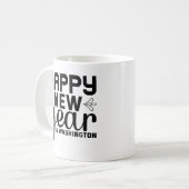 ワシントンで新年を祝おう-54688 コーヒーマグカップ (正面左)