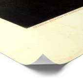 ワシントンとその家族メゾチントby C. Schussele ポスター (角)