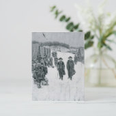 ワシントンとスティーブンアットバレーフォージ ポストカード (スタンド正面)