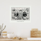 ワシントンとリンカーン大統領 ポスター (キッチン)