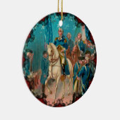 ワシントンと軍隊のオーナメント セラミックオーナメント (右)