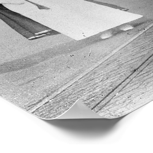 ワシントンに女性参政権が行進 ポスター (角)