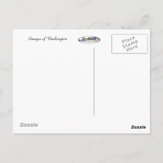 ワシントンのはがきの画像 ポストカード (裏面)