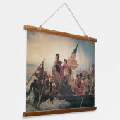 『ワシントンのデラウェア川渡し』（ワシントンのデラウェアがわわたり、英:Washington Cro 吊り下げ型タペストリー (傾斜あり)