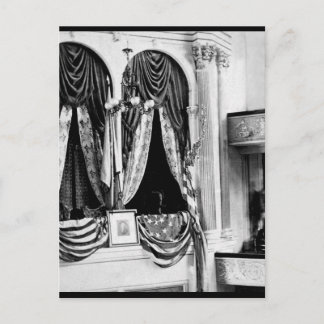 ワシントンのフォード劇場の特別観覧席です ポストカード