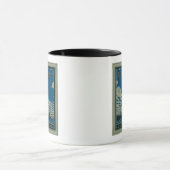 ワシントンのポスタ広告ー、ロングビュー マグカップ (中央)