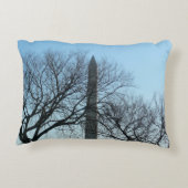 ワシントンのモニュメントin冬Iの風景 アクセントクッション (裏面)