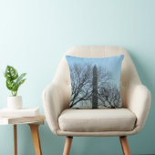 ワシントンのモニュメントin冬Iの風景 クッション (椅子)