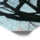 ワシントンのモニュメントin冬Iの風景 ポスター (角)