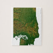 ワシントンの地図3 ジグソーパズル (縦)