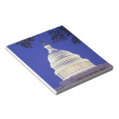 ワシントンの夜の米国議会議事堂のロタンダ ノートパッド (アングル)