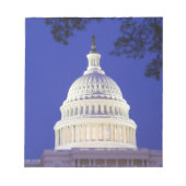 ワシントンの夜の米国議会議事堂のロタンダ ノートパッド (正面)