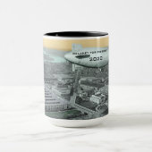 ワシントンの大統領漫画のBLIMPのためのデレーニー マグカップ (中央)