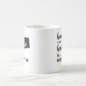 ワシントンの家はハート コーヒーマグカップ (中央)