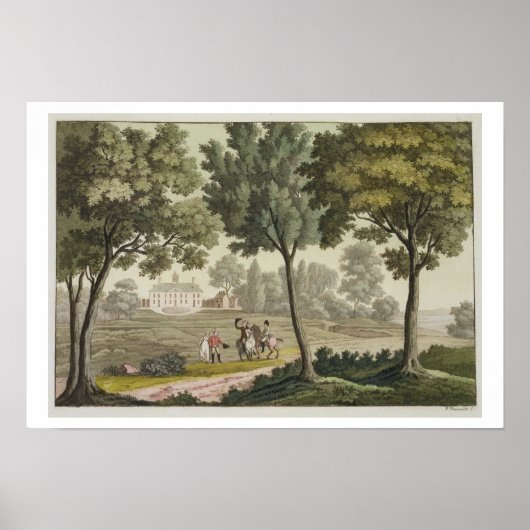 ワシントンの家は山バーノンから'Le Costu ポスター (正面)