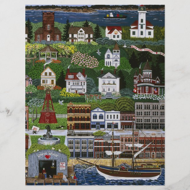 ワシントンの歴史的なポートタウンゼント (正面)