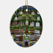 ワシントンの歴史的なポートタウンゼント セラミックオーナメント (右)