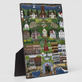 ワシントンの歴史的なポートタウンゼント フォトプラーク (側面)