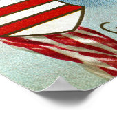 ワシントンの誕生日の挨拶 ポスター (角)