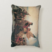 ワシントンはデラウェアを横切るエマニュエル・ロイツェ アクセントクッション (裏面(縦))