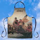 ワシントンはデラウェアを横切るエマニュエル・ロイツェ エプロン