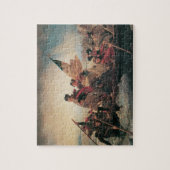 ワシントンはデラウェアを横切るエマニュエル・ロイツェ ジグソーパズル (縦)