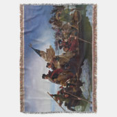 ワシントンはデラウェアを横切るエマニュエル・ロイツェ スローブランケット (正面縦)