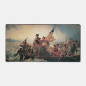 ワシントンはデラウェアを横切るエマニュエル・ロイツェ デスクマット (正面)