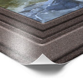 ワシントンはデラウェアを横切るエマニュエル・ロイツェ フォトプリント (角)