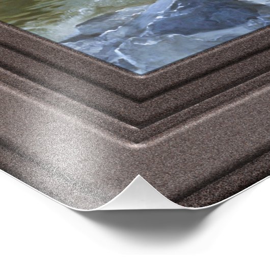 ワシントンはデラウェアを横切るエマニュエル・ロイツェ フォトプリント (角)