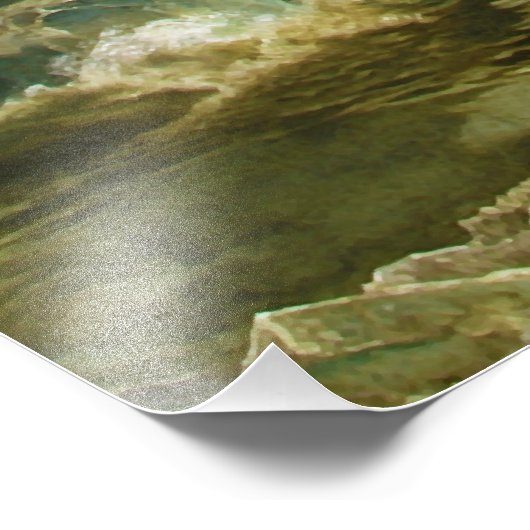 ワシントンはデラウェアを横切るエマニュエル・ロイツェ フォトプリント            (角)