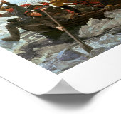 ワシントンはデラウェアを横切るエマニュエル・ロイツェ ポスター (角)