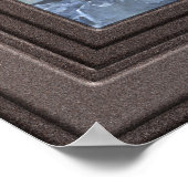 ワシントンはデラウェアを横切るエマニュエル・ロイツェ ポスター (角)