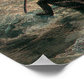 ワシントンはデラウェアを横切るエマニュエル・ロイツェ ポスター (角)