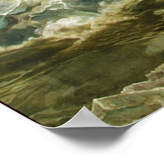 ワシントンはデラウェアを横切るエマニュエル・ロイツェ ポスター (角)